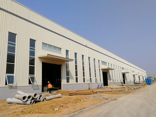 DIN ساختمانهای فلزی با دهانه بزرگ با ساختمانهای کارخانه فولاد میزانسن