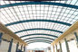 فولاد ضد زنگ قوس ساختمان تجاری ساختمان سازه های فلزی مدرن سطح نقاشی