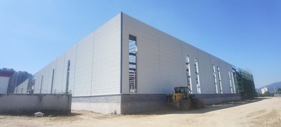 ضد زنگ فلوروکربن پوشش ساندویچ پانل ساختارهای فولادی پیش ساخته کارگاه گودال