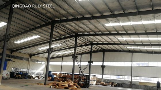 کارگاه فولادی پیش‌ساخته با قاب مقطع H، فولاد Q235B Q355B، عمر 50 ساله