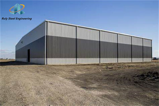 ساختمان فولادی پیش ساخته انبار فولادی H-Section Q235B سفارشی