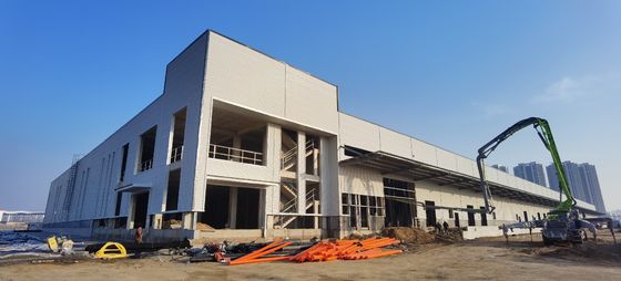 انبار ساختمانی فولادی پیش ساخته با طول کش بزرگ Q235B Q355B
