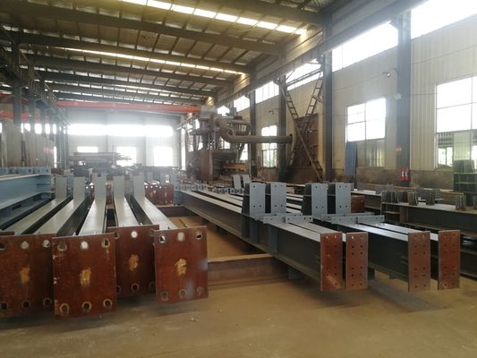 قطعات فولادی ساختاری پیش ساخته ASTM A36 Q235B Q355B