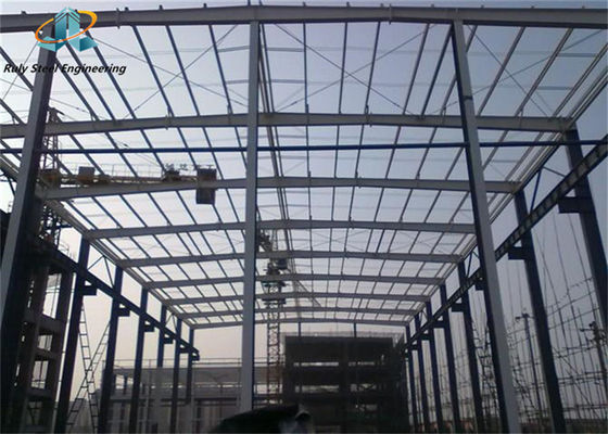 Q355b ساختارهای فولادی انبار چند دامنه / ساختمان پیش ساخته / کارخانه تایر