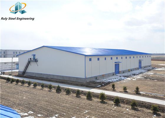 ساختمان ساختمانی فولادی صنعتی چین کارگاه پیش ساخته با طراحی آزاد