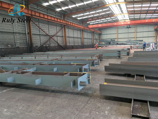 ساختار فولادی پیش ساخته ستون های H-Section Beams Q235B Q355B