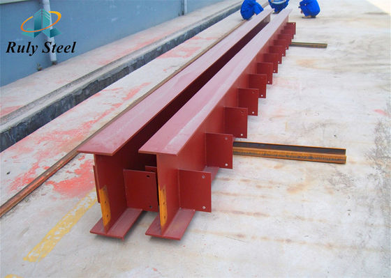 ساختار فولادی پیش ساخته ستون های H-Section Beams Q235B Q355B