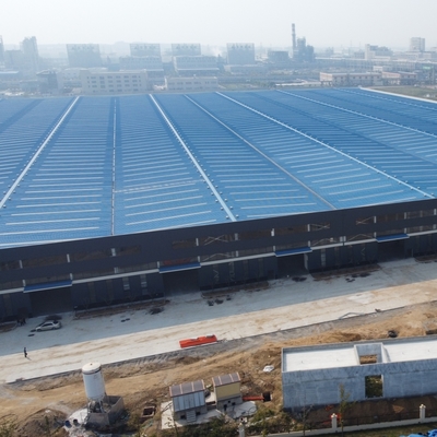 15000m2 انبار ساختاری فولادی از پیش ساخته شده برای لجستیک