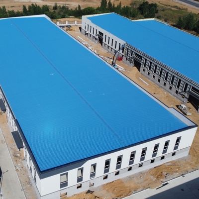 کارگاه ساختمانی فولادی با گره های H-Section Q235B Q355B