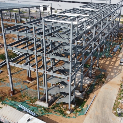 ساختمان‌های فولادی چند طبقه با قاب فولادی، ساخت و ساز مرتفع، Q235B، Q355B