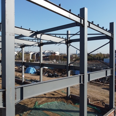 کارگاه فولاد پیش ساخته Q235B Q355B ASTM A36 با طول عمر 50 ساله