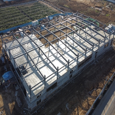 کارگاه فولاد پیش ساخته Q235B Q355B ASTM A36 با طول عمر 50 ساله