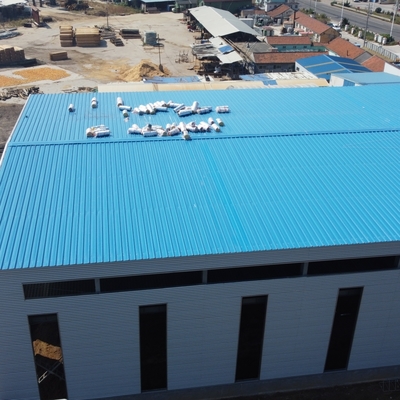 نصب سریع ساختمان‌های پیش‌ساخته فولادی با پشم سنگ Q235B Q355B