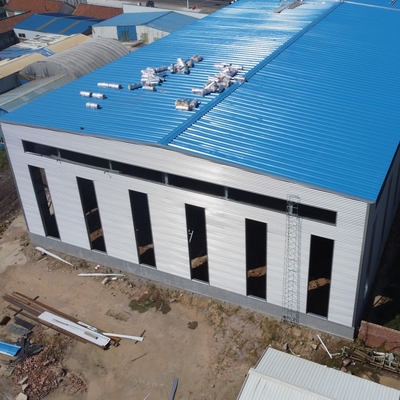 ساختمان ساختمانی فولادی پیش ساخته شده با گواهینامه CE ISO SGS