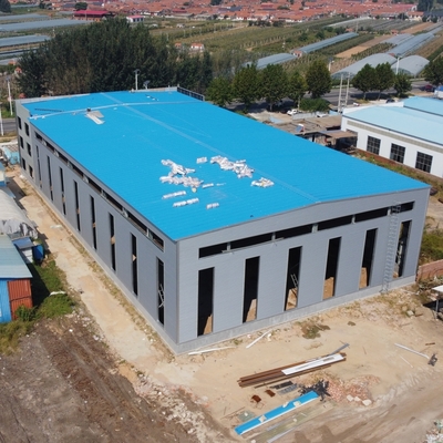 ساختار فولادی پیش ساخته قاب پورتال انبار Q235B Q355B ASTM A36