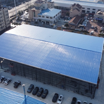 Q235B Q355B چارچوب ساختمانی فولادی PEB برای کارگاه انبار