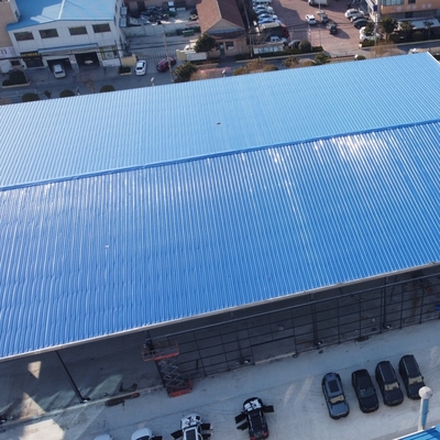 انبار فولادی پیش‌ساخته 60x30x7.5 متر ASTM A36 Q235B