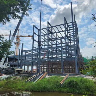 طراحی مدرن ساختمان های هتل پیش ساخته با سازه فولادی ساختمان های فولادی چند طبقه تامین