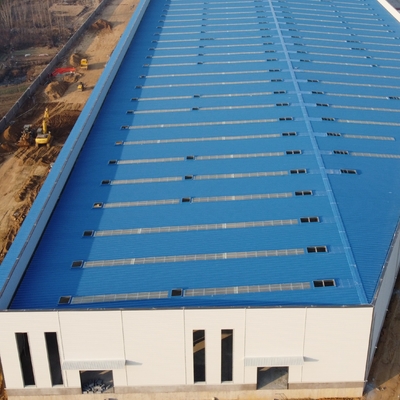 ساختار فولادی پیش ساخته قاب پورتال انبار Q235B Q355B ASTM A36