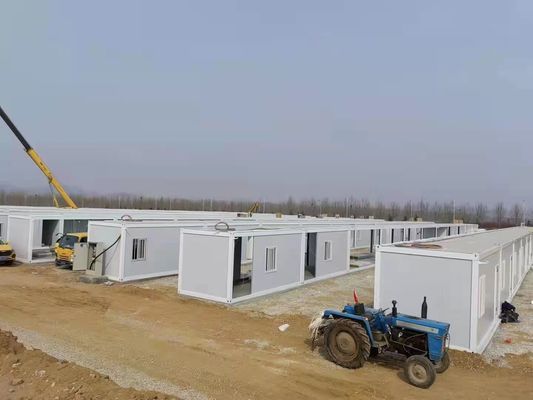 کانتینر پیش‌ساخته فولادی گالوانیزه با پنل‌های پشم شیشه